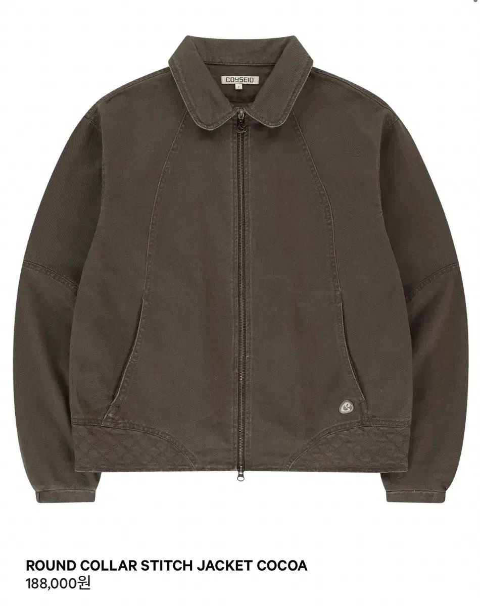 ISSEY MIYAKE イッセイミヤケ ココア ラウンドカラー スティッチ ジャケット (2サイズ)