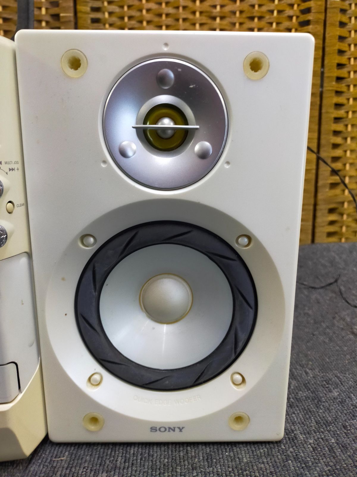 SONY CMT-PX5 MD/CDコンポ スピーカー付 HCD-PX5 SS-CPX5W ジャンク