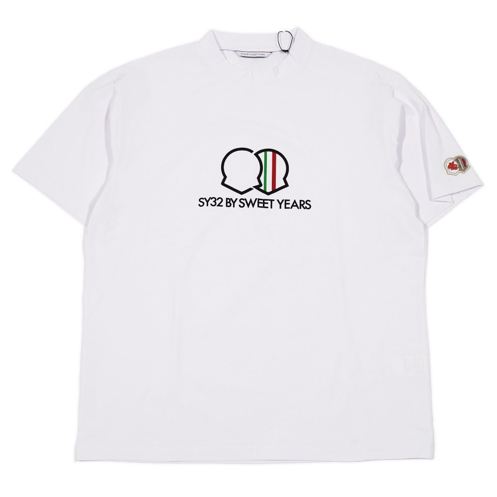 新品☆SY32 GOLF☆モックネック EMBLEM MOCK T