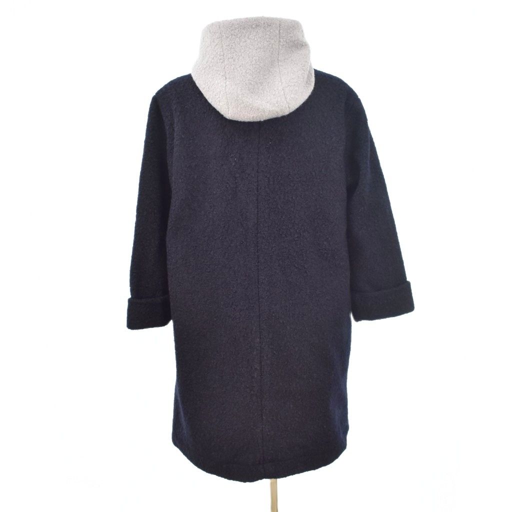 ピエールカルダン Pierre Cardin ロングコート フード M グレー □ECC004