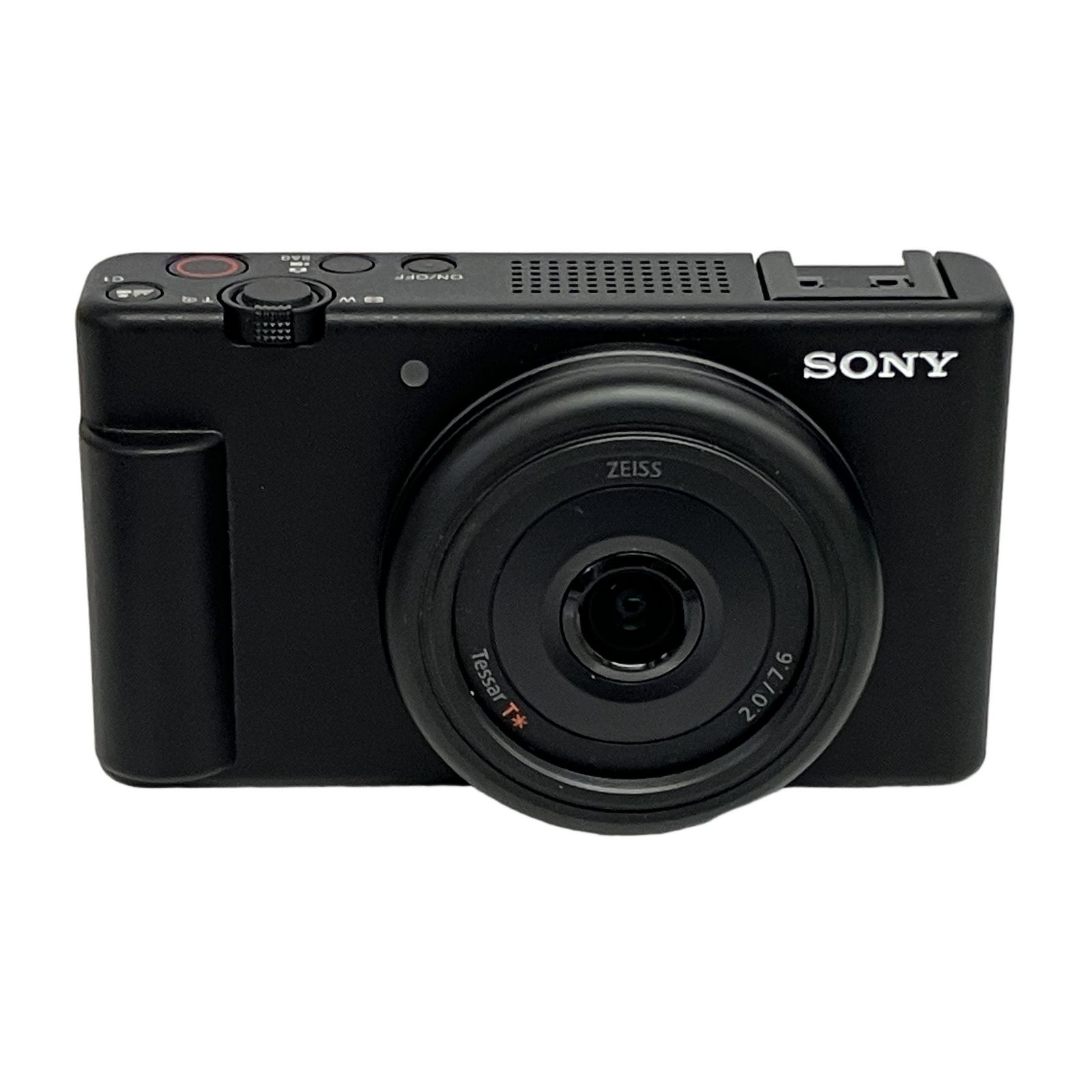 SONY ソニー VLOGCAM ZV-1F 20mm 3.0型 Vlogカメラ 超広角 コンパクト カメラ コンデジ ZEISSテッサー T*レンズ 美品 T11191012