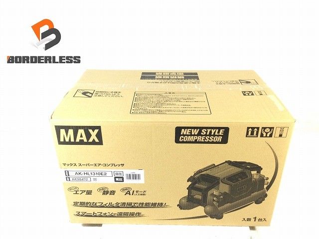 ☆未使用品☆MAX マックス 100V 11L 常圧/高圧 エアコンプレッサー AK-HL1310E2 AK98472 赤/レッド エアーコンプレッサー128650