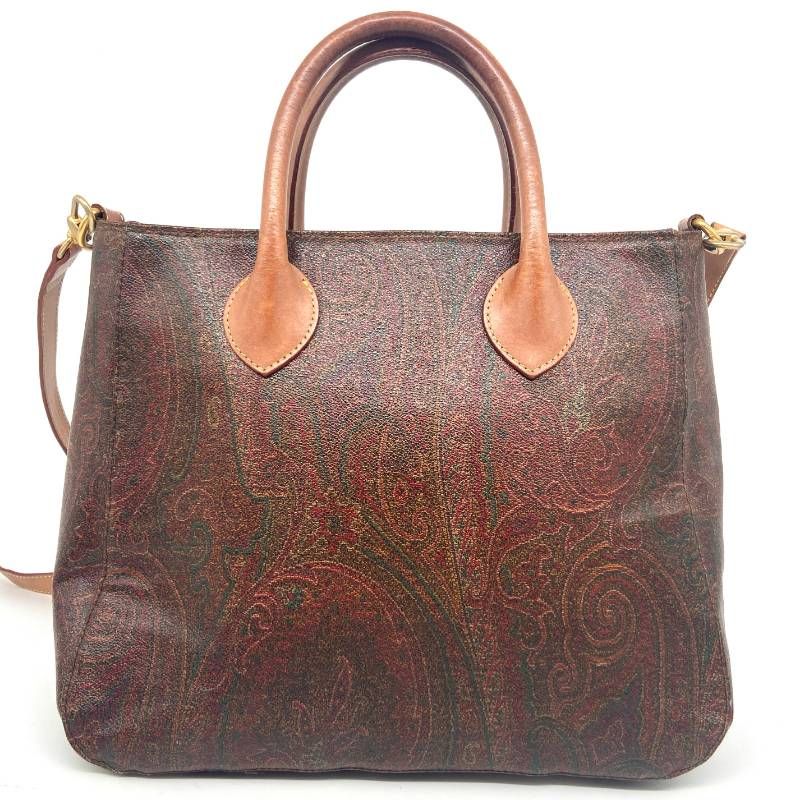 ETRO エトロ ペイズリー柄 2WAY ハンドバッグ ショルダーバッグ