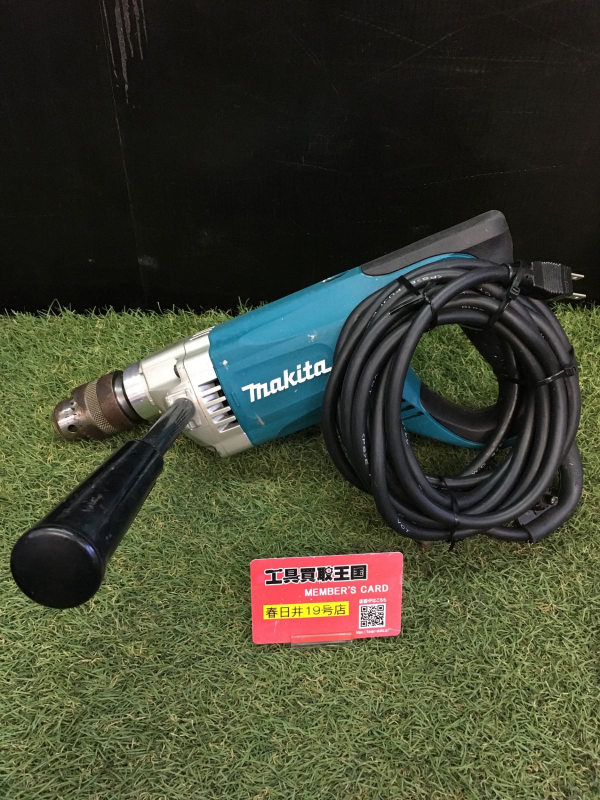 【中古品】【0906】makita(マキタ) 13㎜電気ドリル ブレーキ付(鉄工13㎜ 木工30㎜) 6305A　ITXDQDHPPQ9W