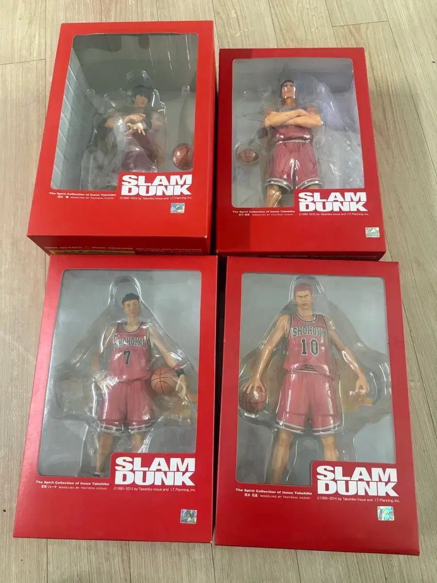TKホールディングス 初回版 SLAM DUNK （スラムダンク） 正規品 フィギュア 桜木 花道、宮城 リョータ、赤木 剛憲、流川 楓