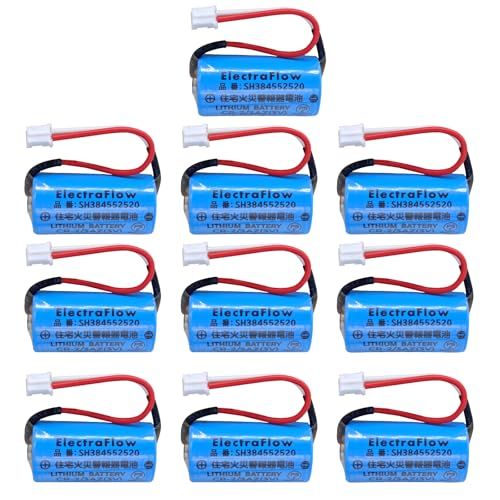 10個セット SH384552520 専用 住宅用火災警報器交換用電池 3V リチウム電池 CR-2/3AZ [PSE認証済]★m