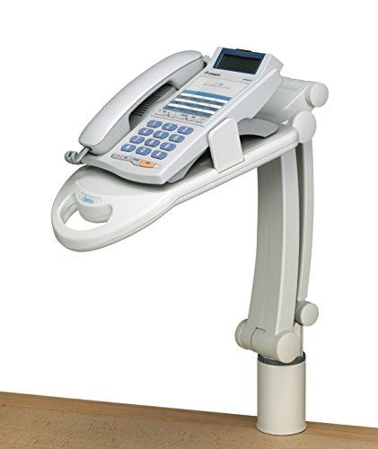 アスカ Asmix 電話台 テレホンスタンド TS8802 フレックス 360° クランプ 200×405×524mm★m