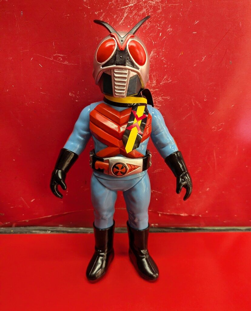 メディコム・トイ 東映レトロソフビコレクション 仮面ライダーX 仮面