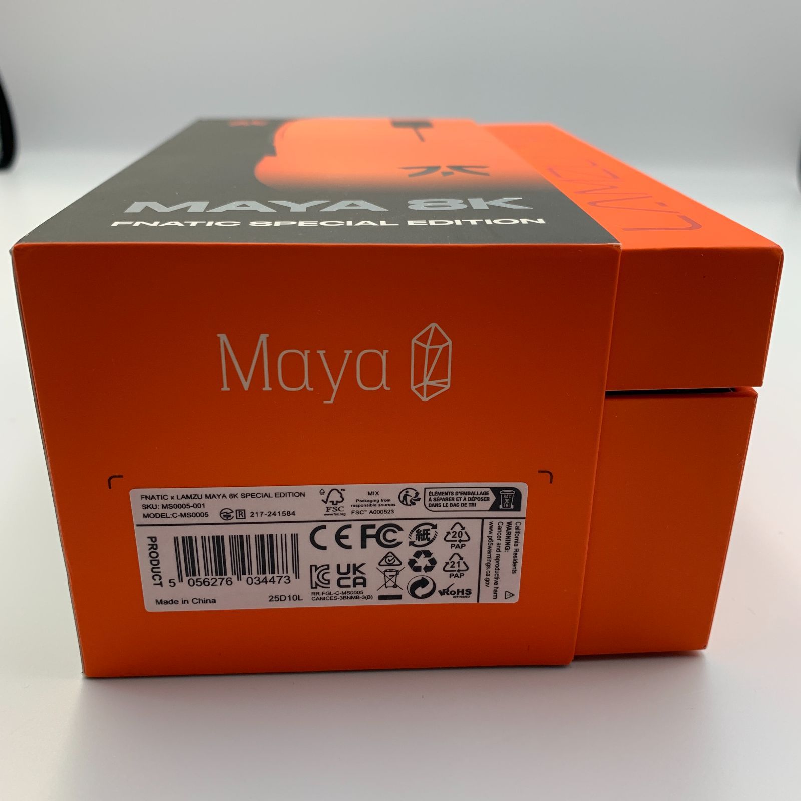FnaticGear Lamzu MAYA 8K FNATIC SPECIAL EDITION 8000Hz超軽量