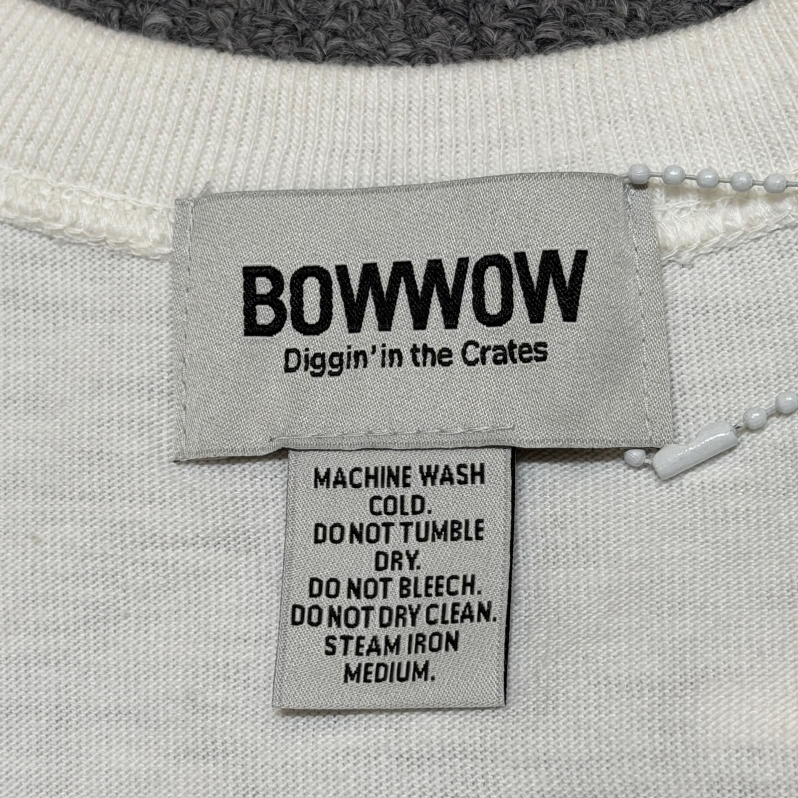 参考上代11000円 未使用 BOWWOW 8812 V-TEE VネックTシャツ 半袖 