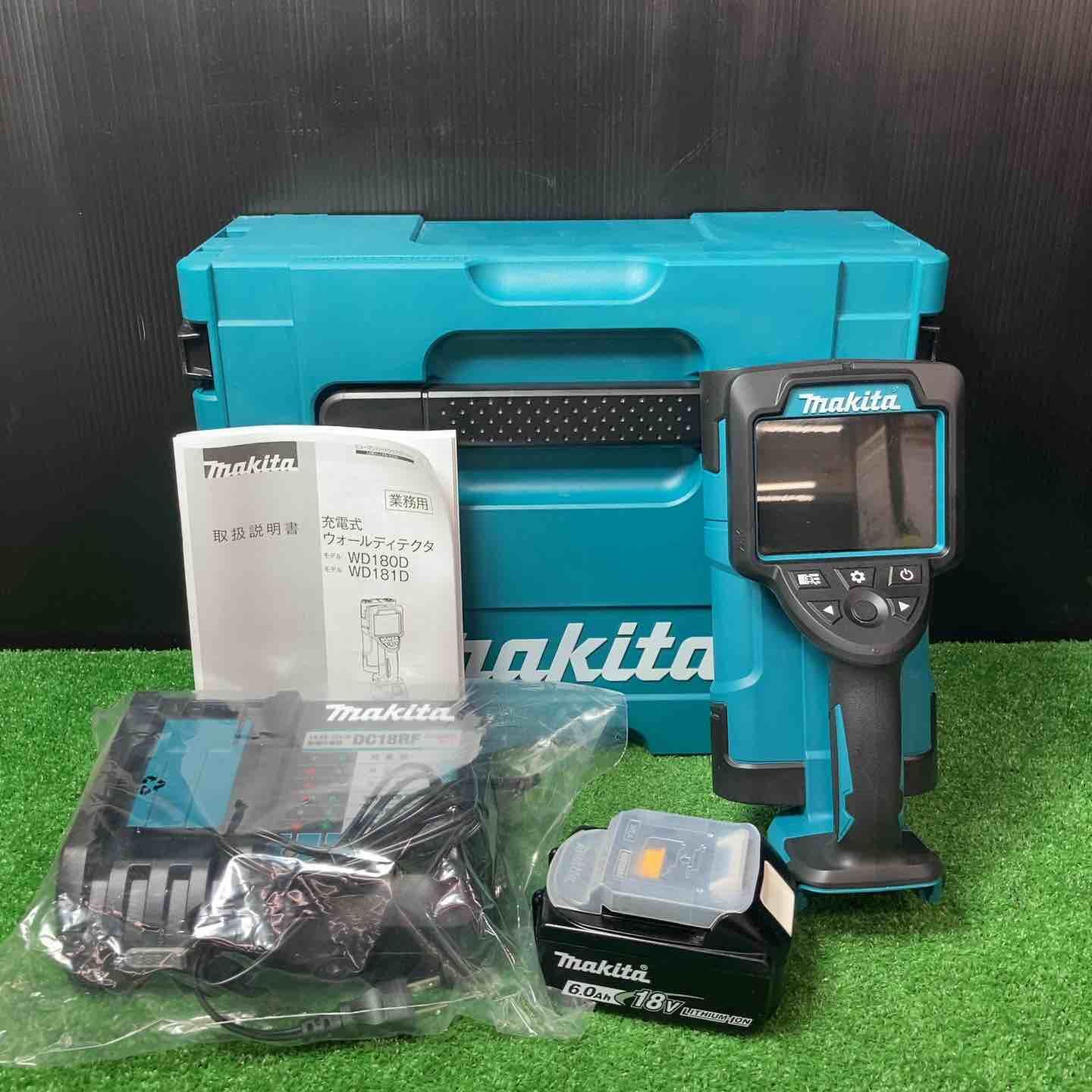 【美品】★マキタ(makita) コードレスウォールディテクタ コンクリート探知機 WD181DZK バッテリー(充電数3回)・充電器付き♪【岩槻店】