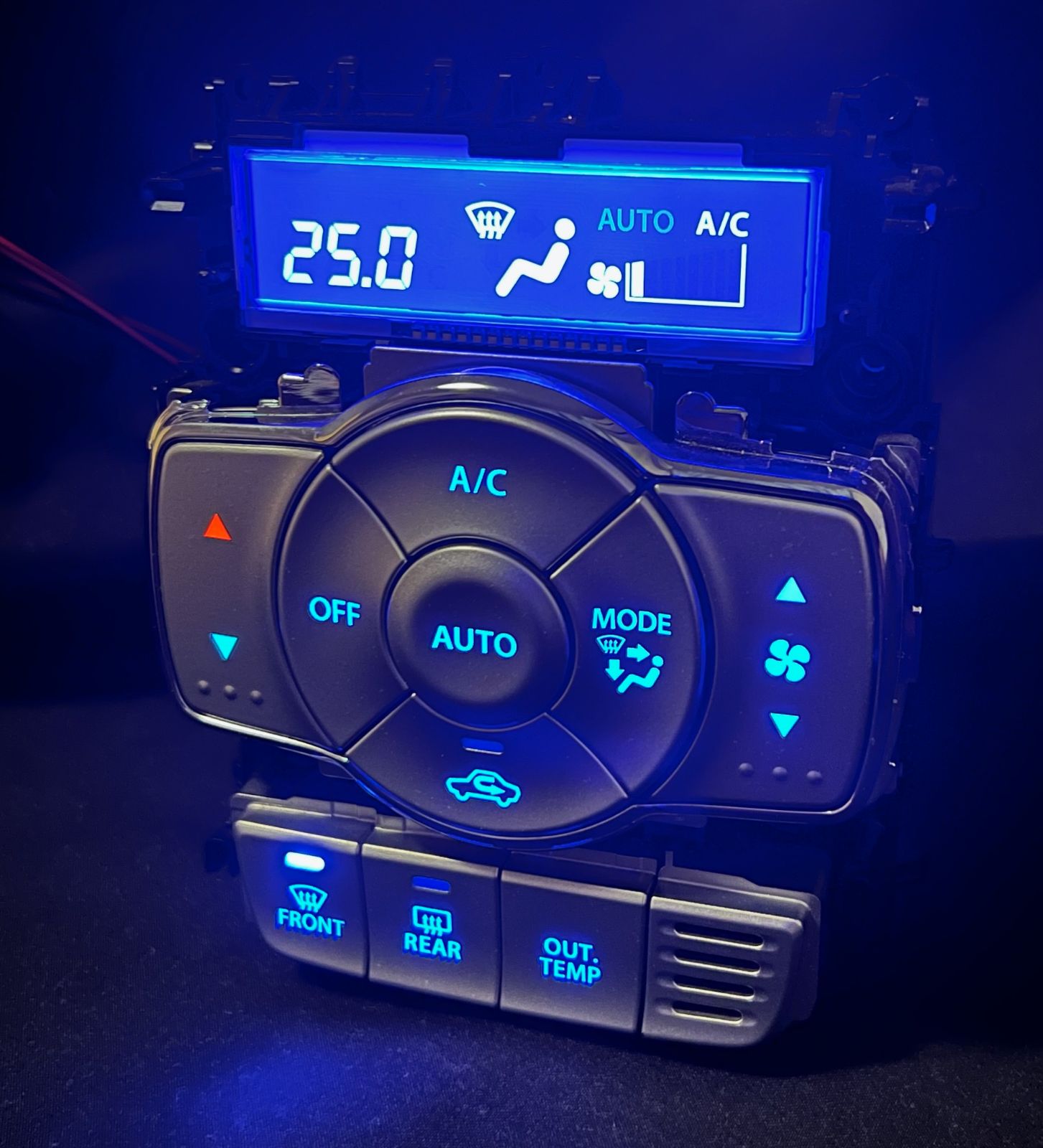 DA17W エブリィワゴン MA36S ソリオ エアコンスイッチ LED打ち替え品 6