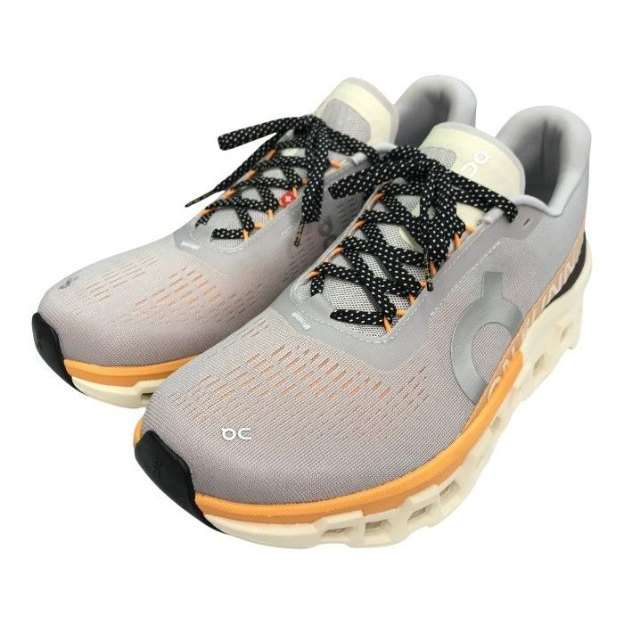On オン Cloudmonster 2 ランニングシューズ メンズ ローカット メッシュ スニーカー グレイシャー/タンジェリン 27.0cm 3ME10123198 中古 T1