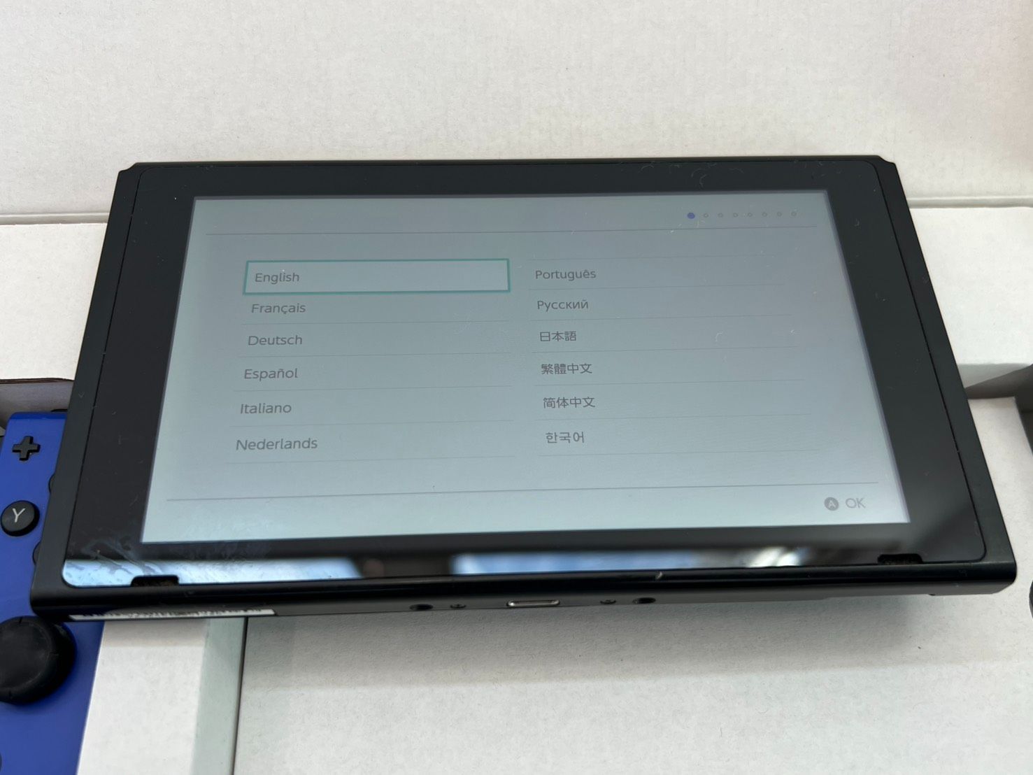 【中古本体+ジャンクjoy-con】初期型Switch 【hac-001】 Nintendo Switch 本体 HAC-001(-01) ブルー Joy-Con ジャンク 破損あり