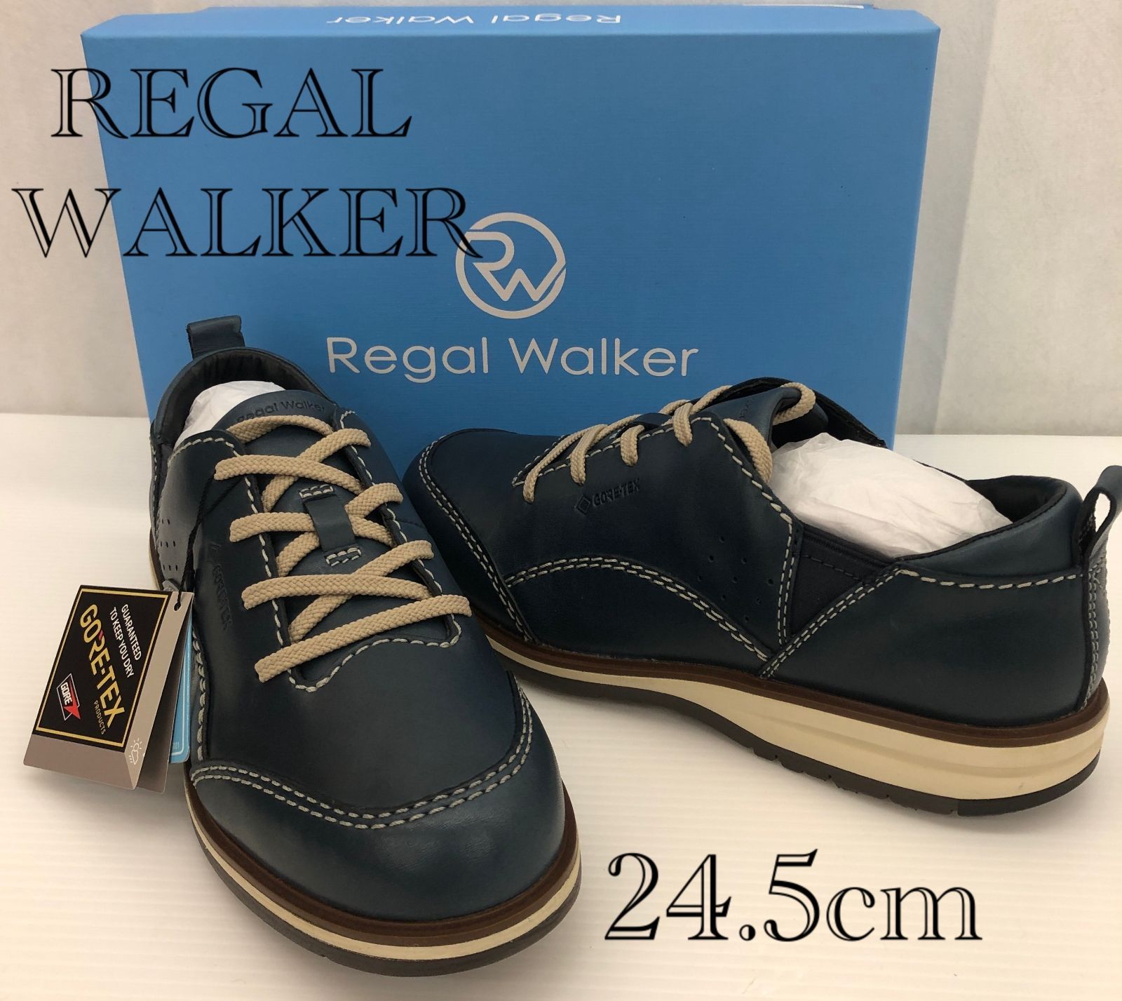 極美品 Regal walker リーガル ウォーカー レザー スニーカー G 