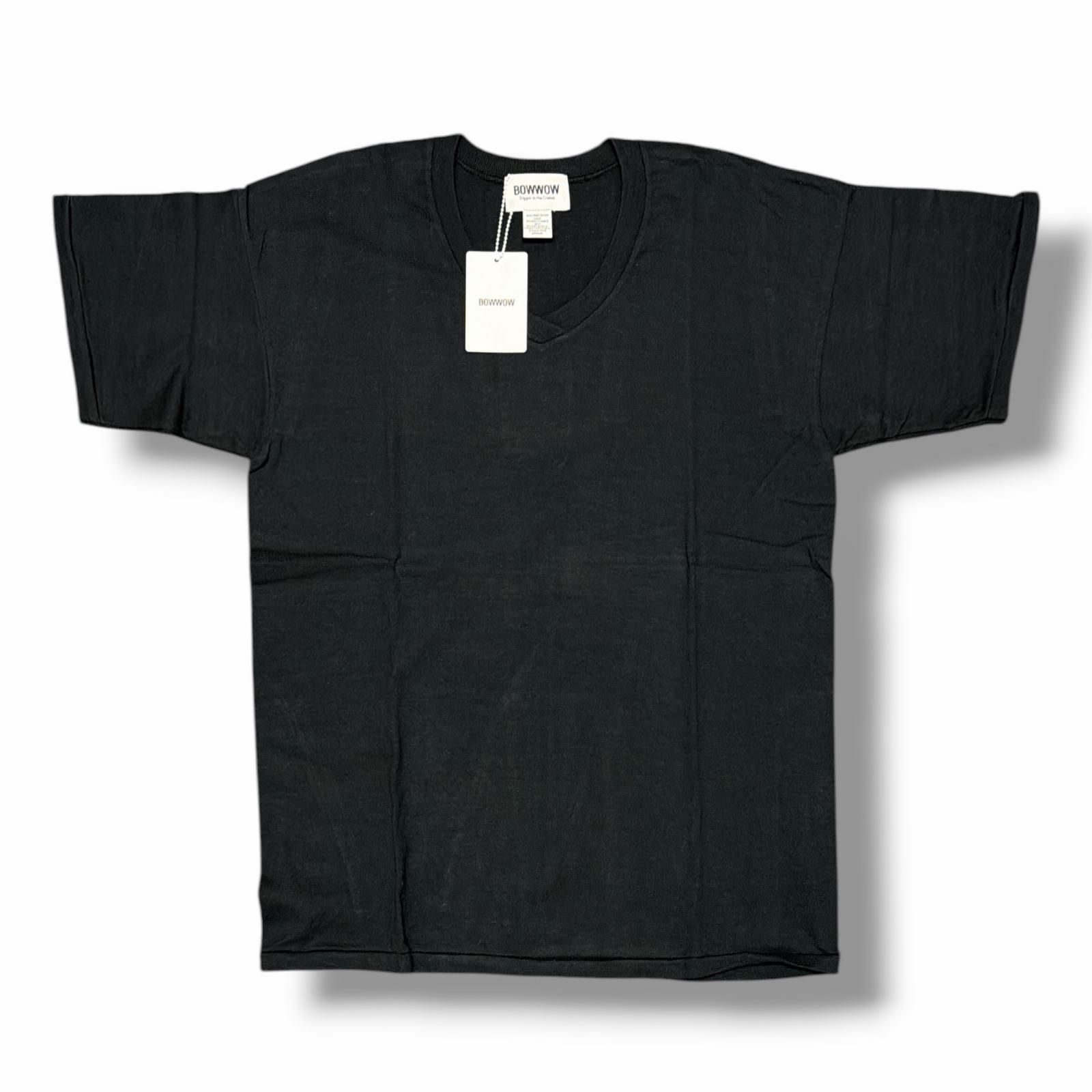 参考上代11000円 未使用 BOWWOW 8812 V-TEE VネックTシャツ 半袖 