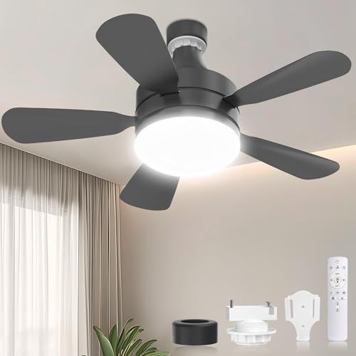 SUKITEN シーリングファンライト 6~8畳 正逆回転 小型 28W 3,000lm DCモーター 扇風機 【2026年最新進化・壁スイッチメモリー機能】 E26口金 引掛けシーリング対応 調光調色 タイマー/メモリー機能 リモコン付き a09a1951