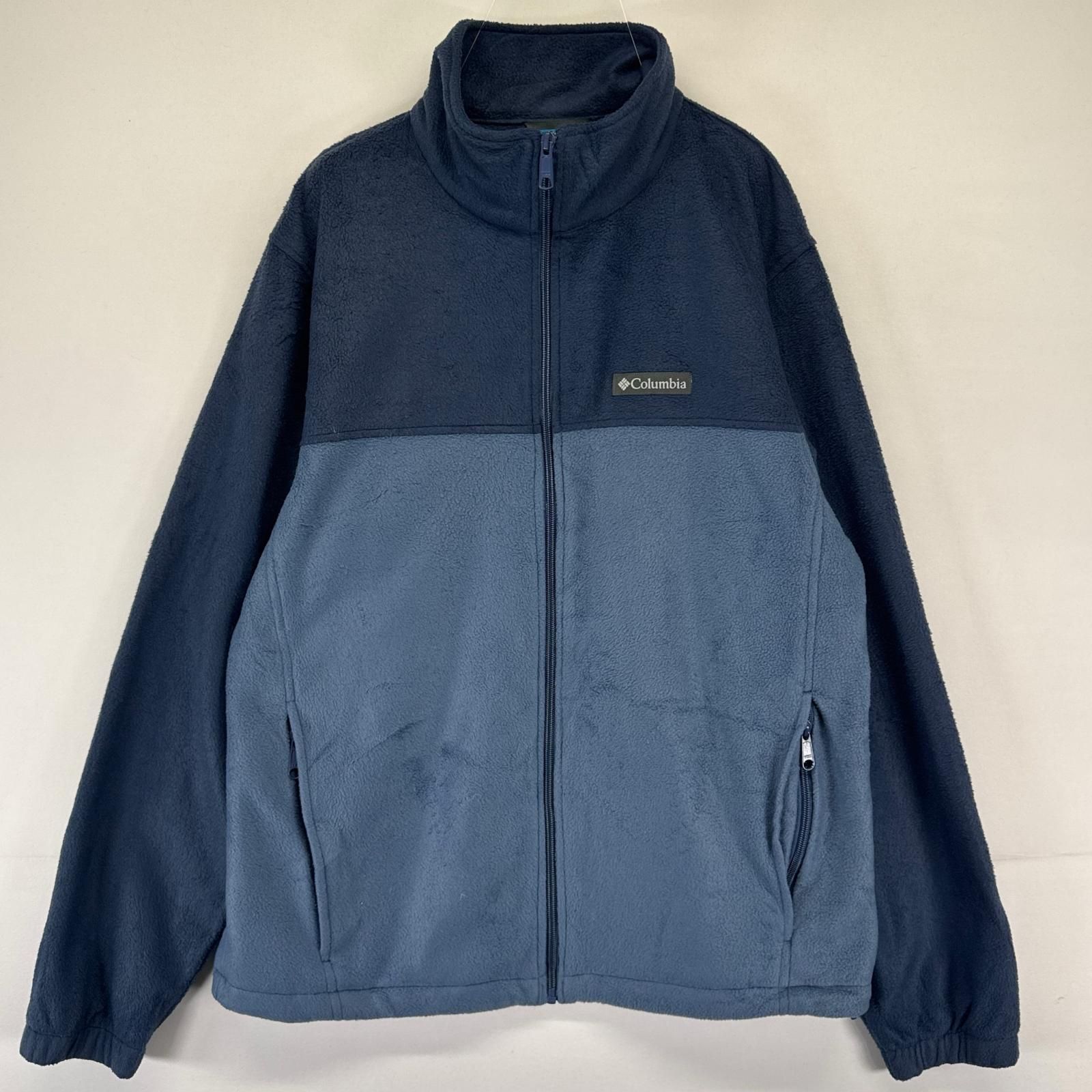 古着 コロンビア Columbia フルジップフリースジャケット ワンポイント 
