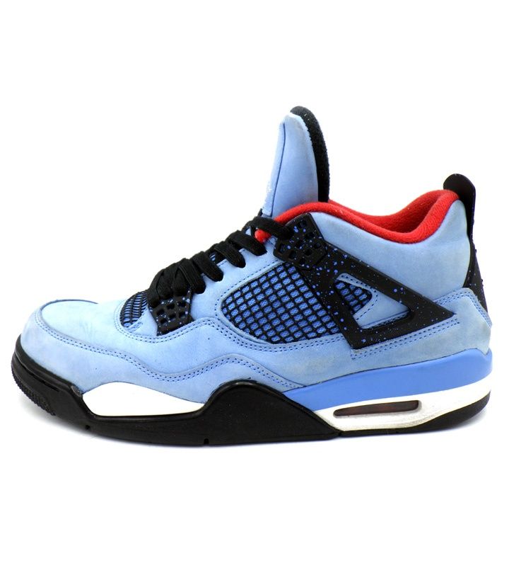 ナイキ NIKE × トラヴィス スコット Travis scott 【 AIR JORDAN 4 Cactus Jack 308497 406 】 エア ジョーダン 4 カクタスジャック ブルー スニーカー 49904