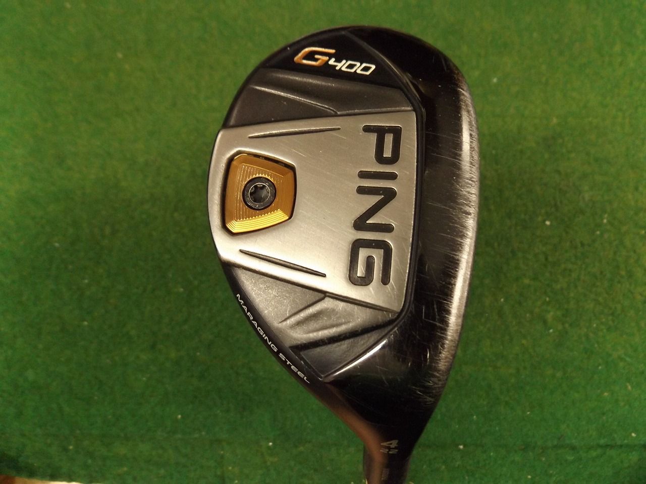 3136 G400 HYBRID #4 22° 純正カーボン S カバー無 PING ピン ユーティリティ ゴルフクラブ .021493