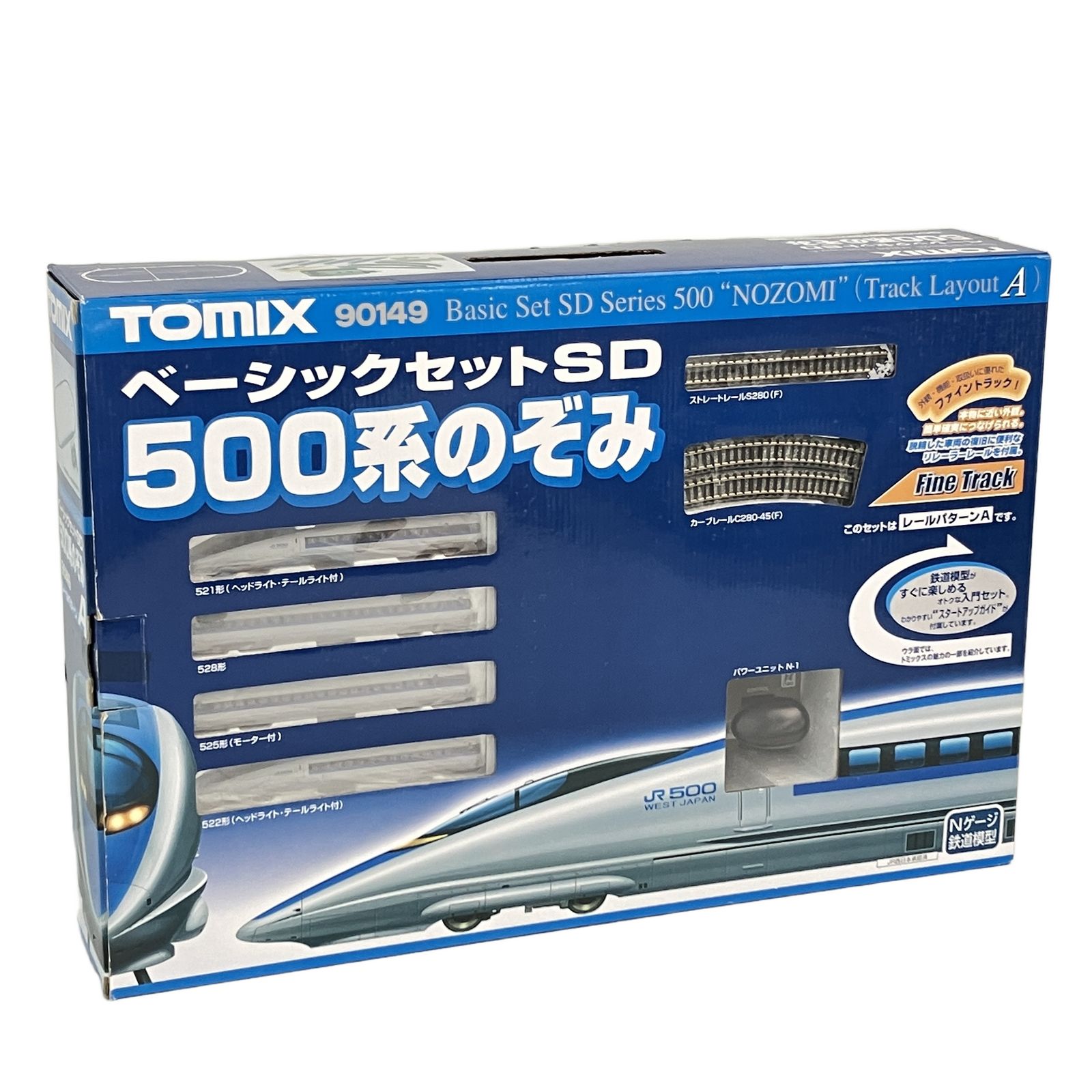 TOMIX 90149 ベーシックセットSD 500系のぞみ レールパターンA Nゲージ 鉄道模型 ジャンク N11220914