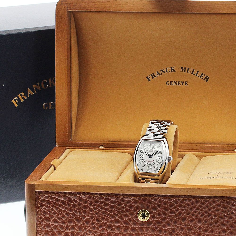 フランクミュラー FRANCK MULLER 8005LQZ コンキスタドール クォーツ レディース 良品 箱付き_913996 フランクミュラー FRANCK MULLER 8005LQZ コンキスタドール クォーツ