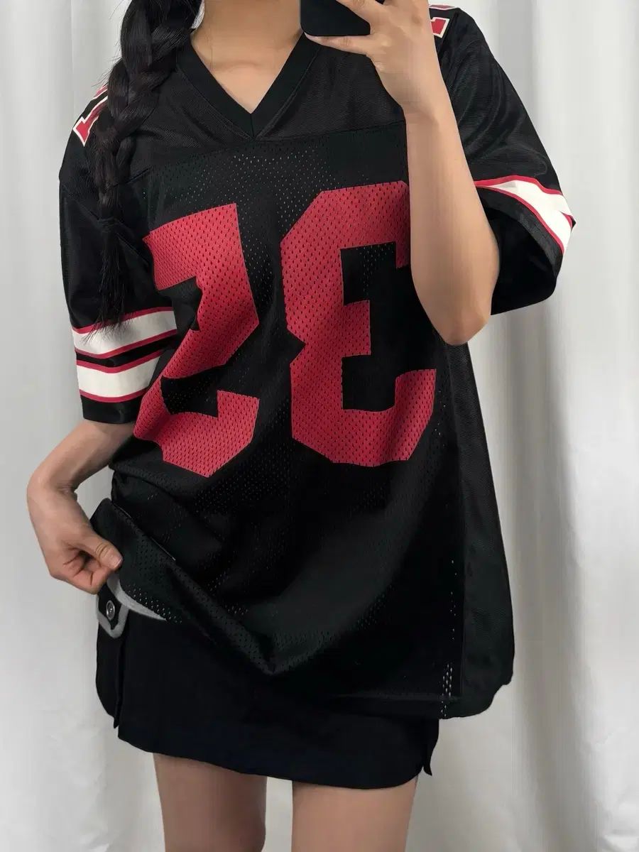 STUSSY 35周年 ブラック フットボール ジャージ