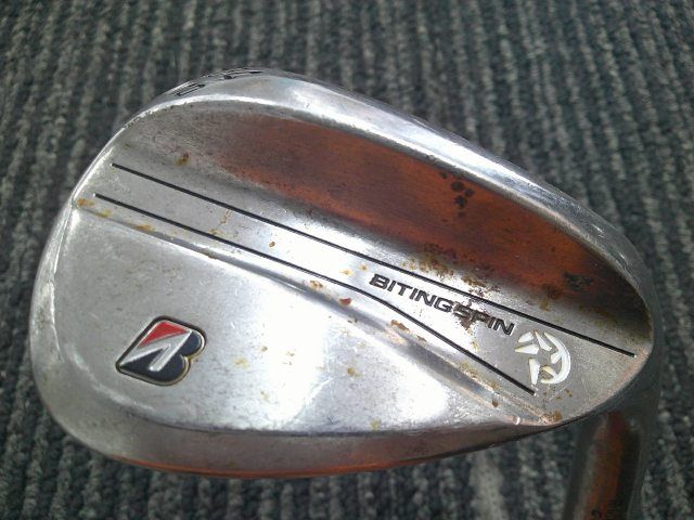54度ウェッジブリヂストンBITING SPIN ノーメッキダイナミックゴールド 中古 ウェッジ ブリヂストン BITING SPIN ノーメッキ 54-10/Dynamic