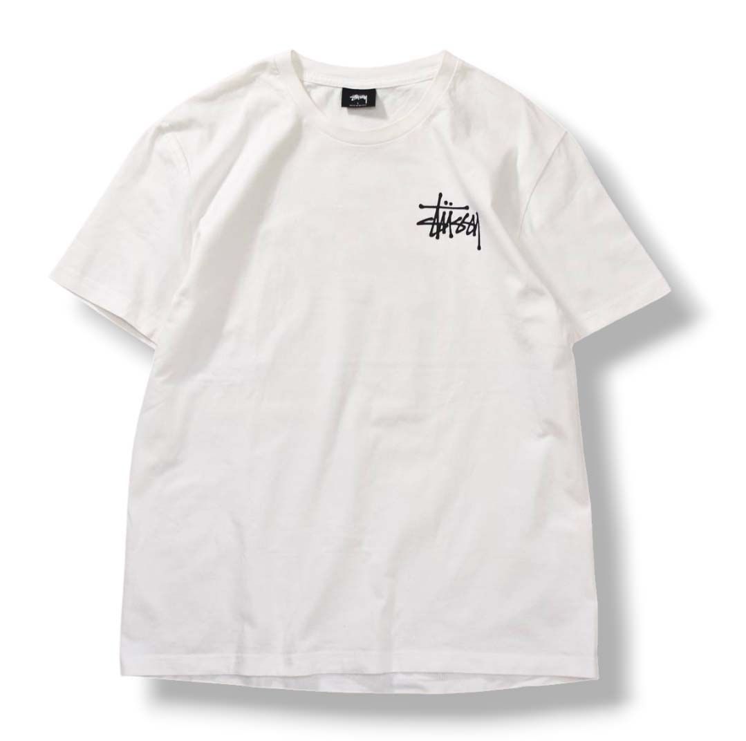 定番】 ステューシー STUSSY ストック ロゴ プリント Tシャツ クルー 