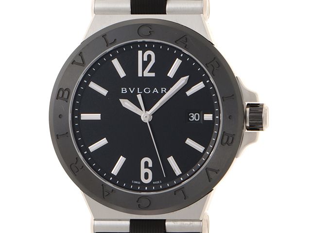 BVLGARI ブルガリ ディアゴノ スクーバ DG42SC 腕時計 ステンレススチール/ラバー/セラミック メンズ 自動巻き 2148103818967 【200】【中古】