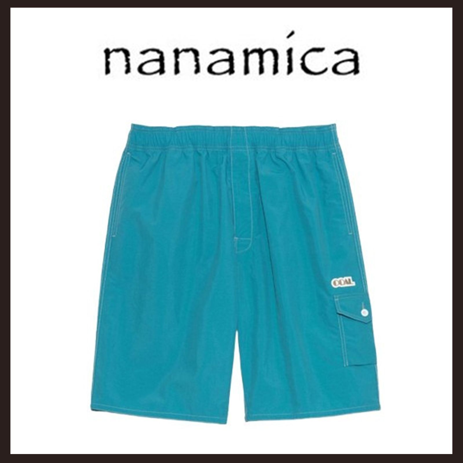 新品未使用 nanamica（ナナミカ） デッキショーツ 36 コーラルグリーン
