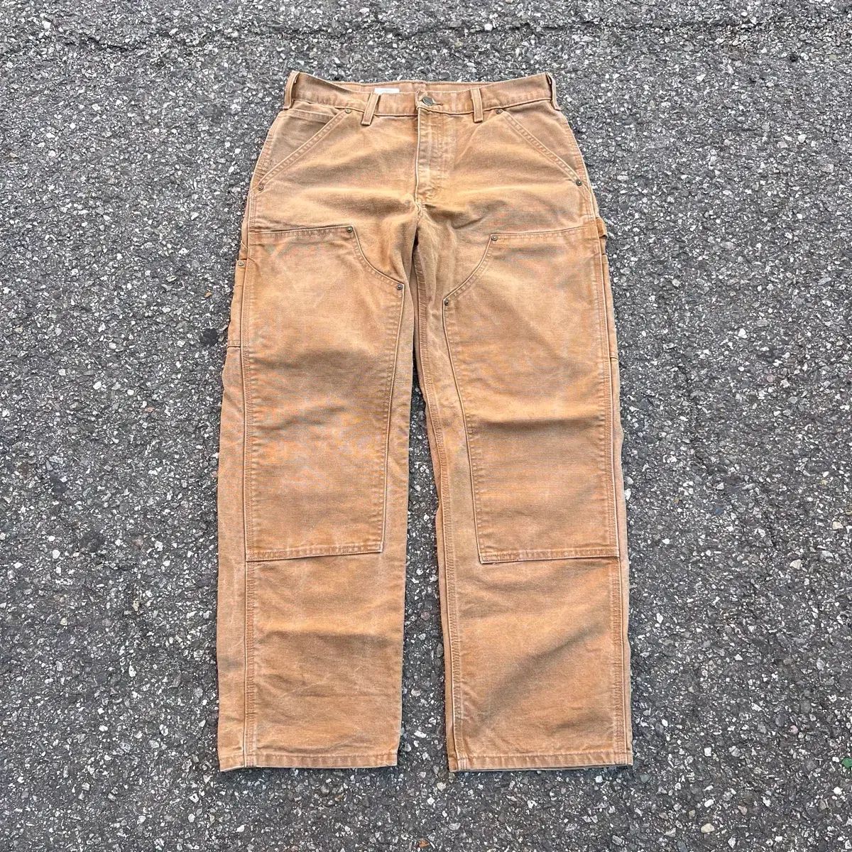 00s ヴィンテージ Carhartt カーハート ダブルニー ブラウン パンツ