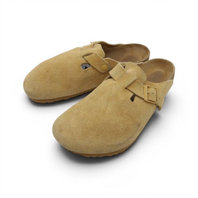 BIRKENSTOCK BOSTON BS BEIGE サイズ28.0cm 箱無し ビルケンシュトック ボストン スエード サンダル 大名店