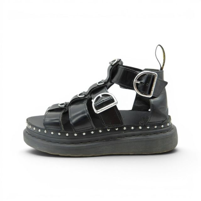 DR.MARTENS MACKAYE HDW BLACK サイズ25.0cm 箱無し ドクターマーチン マッケイ レザー グラディエーター サンダル 大名店