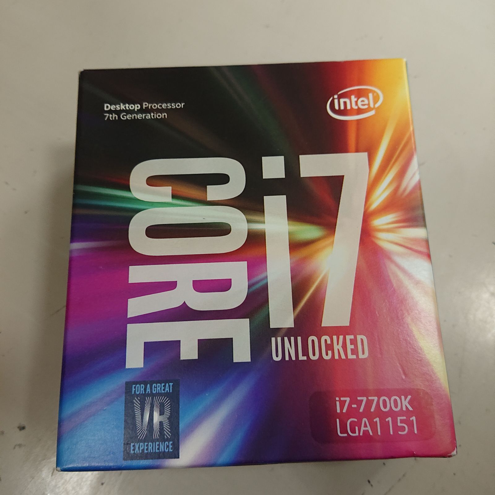 未使用 未開封 intel CORE i7-7700K 4.2GH 8MB LGA1151 ◆管理番号 x5120 27,300円
