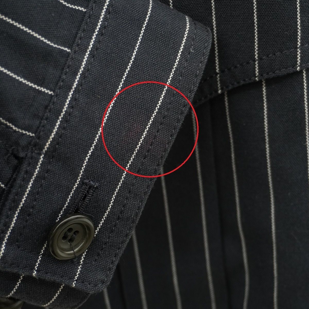 正規 Paul Smith ポールスミス 開襟 コットン ストライプ ジャケット 