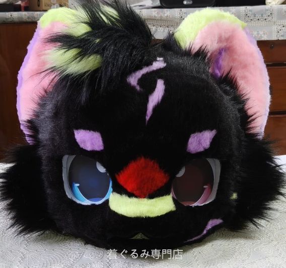 犬　猫　着ぐるみ ヘッド全頭　ヘッド ケモノ ファースーツ ぬいぐるみ コスプレ コスチューム Kurumi 一点物 B787