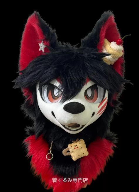 犬　猫　着ぐるみ ヘッド全頭　ヘッド ケモノ ファースーツ ぬいぐるみ コスプレ コスチューム Kurumi 一点物 B788