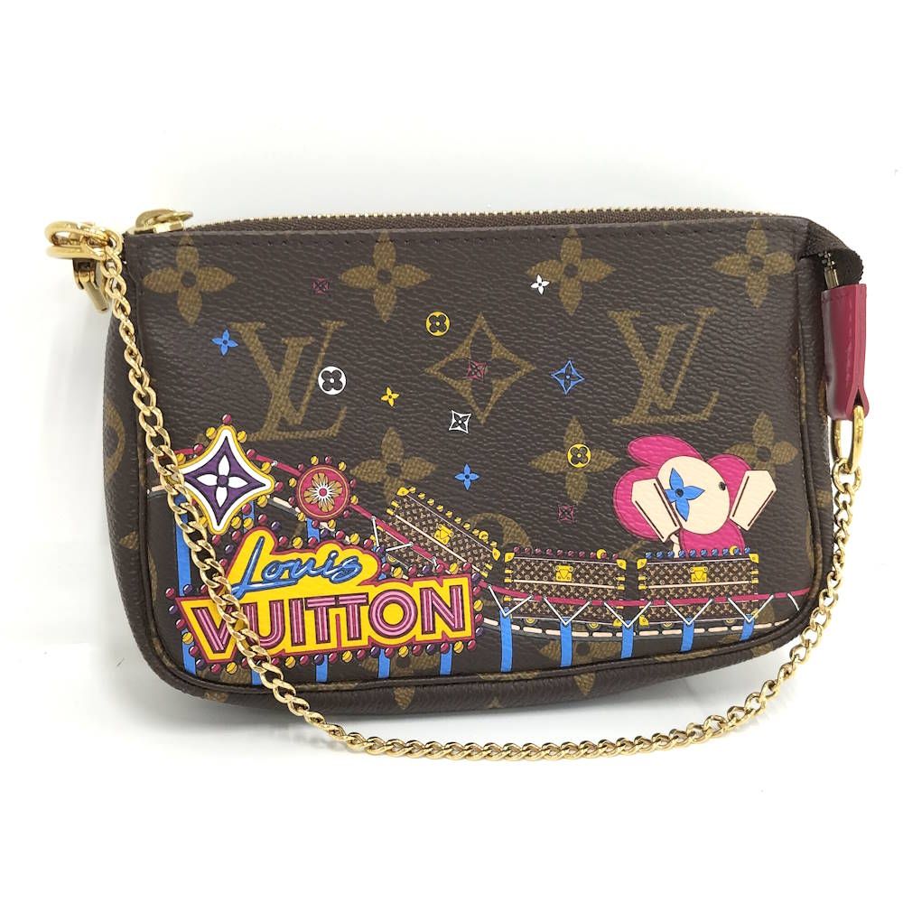 LOUIS VUITTON ポシェットアクセソワール モノグラム×ヴィヴィエンヌ M69752 SF3220