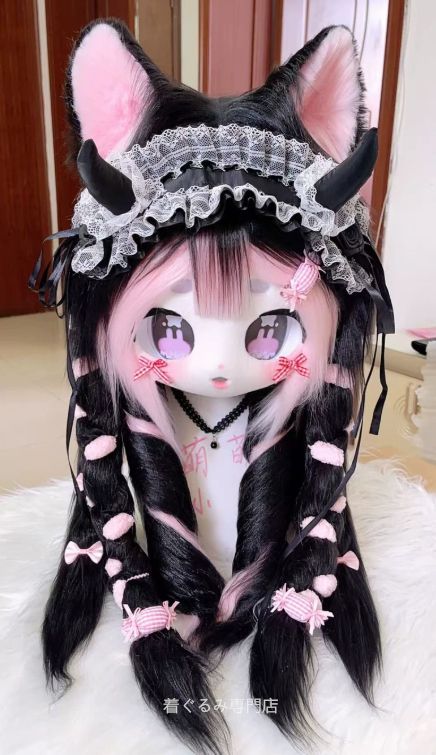 犬　猫　着ぐるみ ヘッド全頭　ヘッド ケモノ ファースーツ ぬいぐるみ コスプレ コスチューム Kurumi 一点物 B789 31,850円