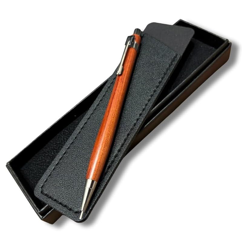 【新品】 木軸シャーペン 0.5mm 大人 木製 文具 ギフト 軽量 スリム シャープペンシル 職人 手作り ハンドメイド 工房 木軸 シャーペン 0.5 箱 (花梨) 4,306円