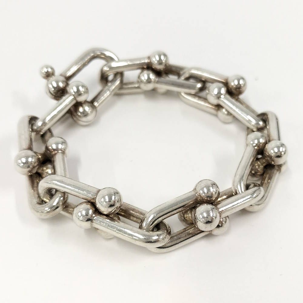 TIFFANY&Co. ハードウェア ラージリンク ブレスレット SV925 シルバー
