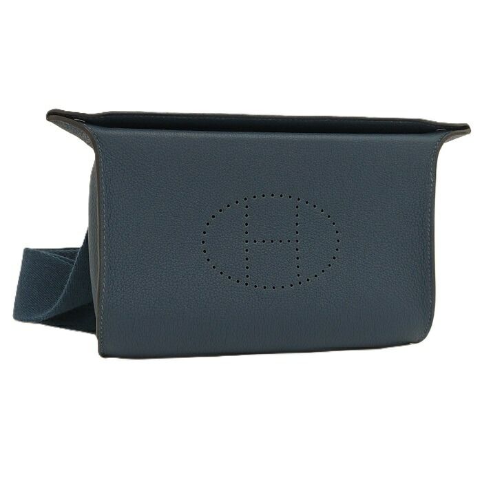 HERMES ヴィドポッシュ ショルダーバッグ トゴ ネイビー系 B刻印 249,890円