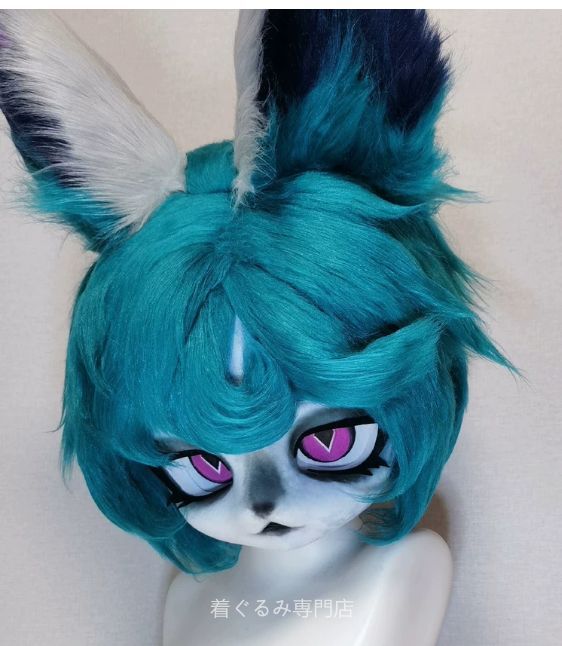 犬 猫 着ぐるみ ヘッド全頭 ヘッド ケモノ ファースーツ ぬいぐるみ コスプレ コスチューム Kurumi 一点物 B799