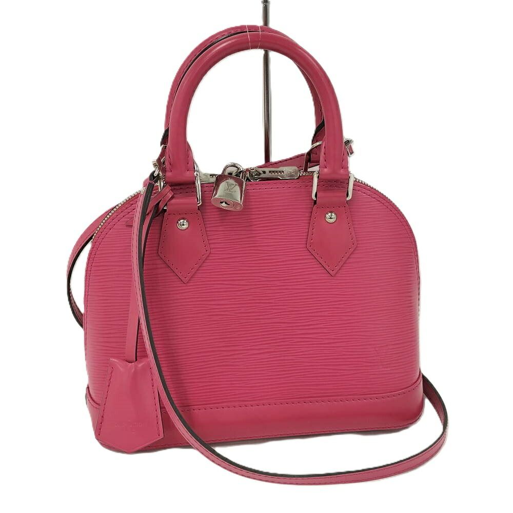 LOUIS VUITTON アルマBB 2WAYハンドバッグ エピ レザー ホットピンク M42048