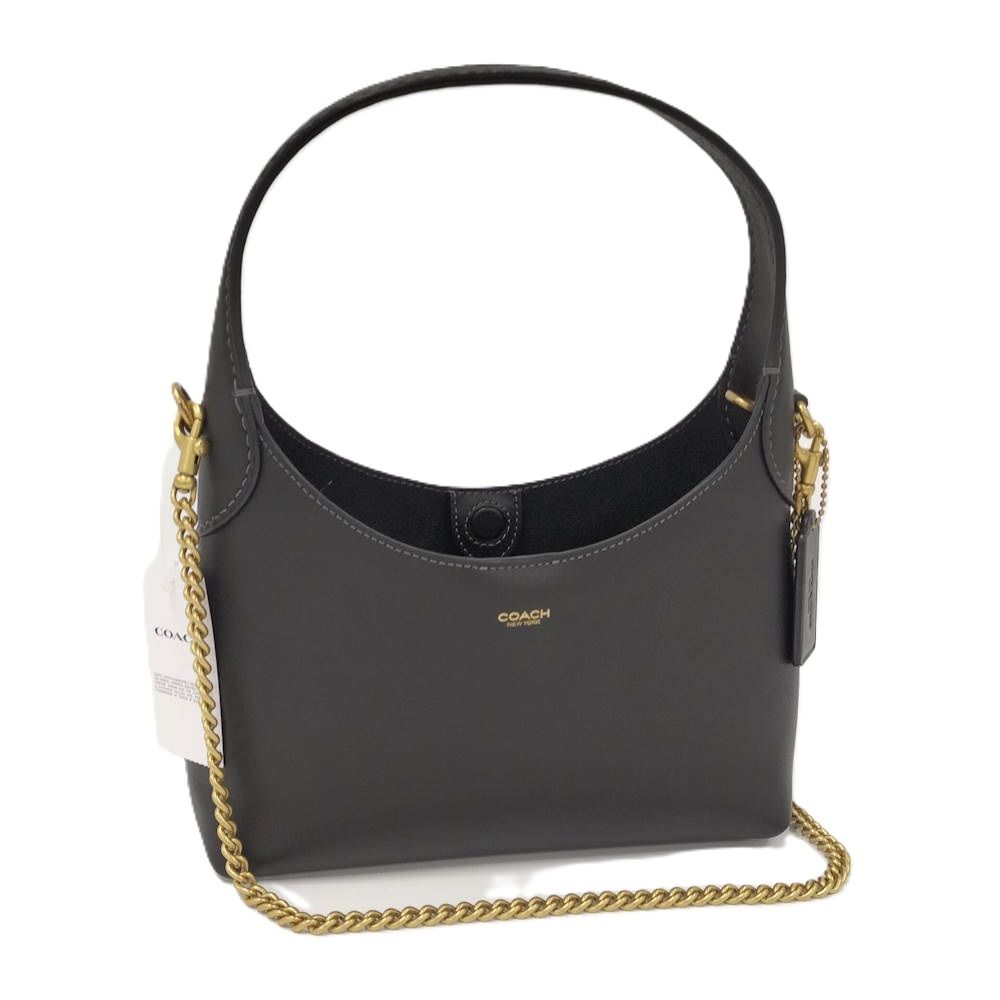 COACH ブルックリン ショルダーバッグ レザー ブラック CW614