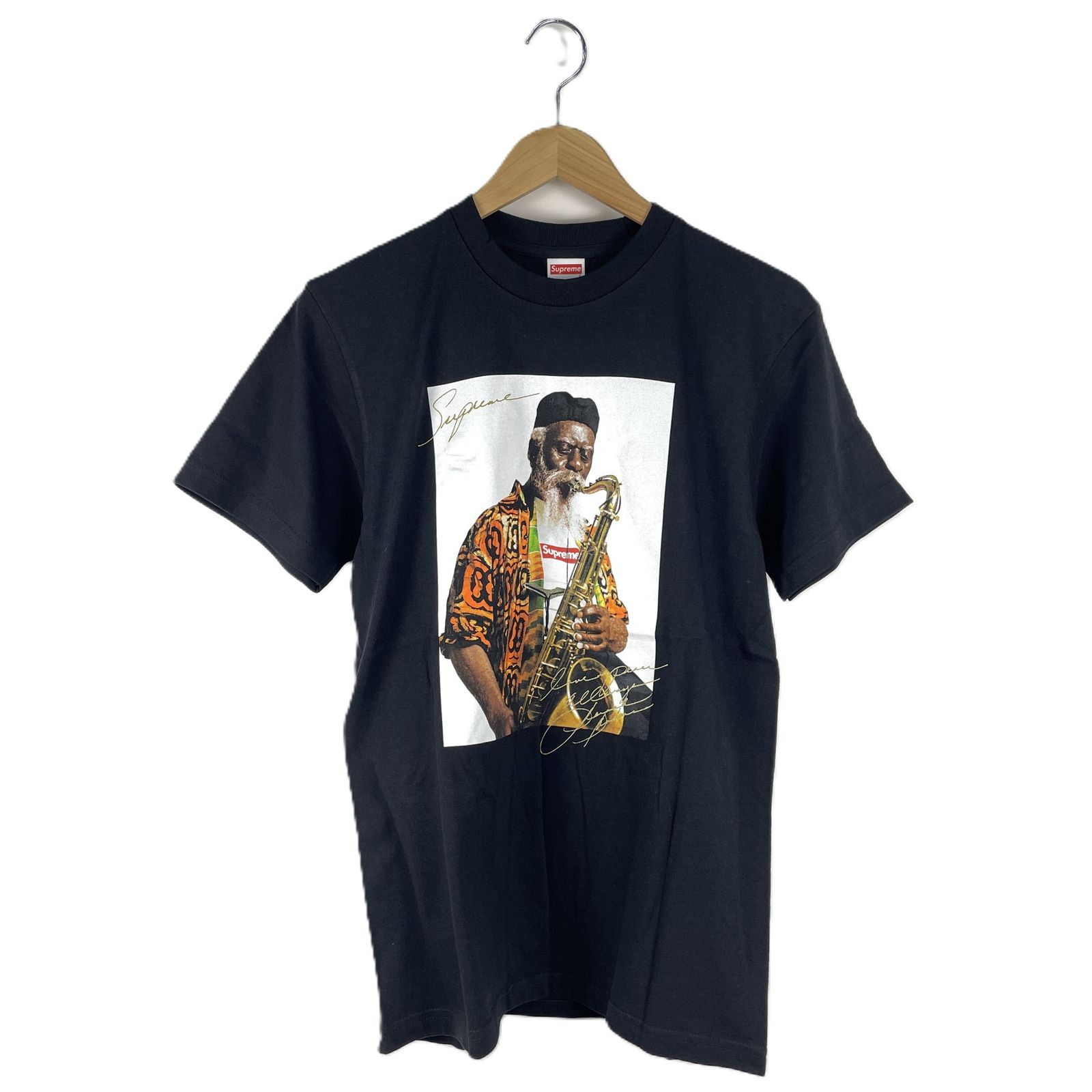 タグ付　SUPREME　シュプリーム　20AW　PHAROAH　SANDERS　TEE　ファラオ　サンダース　フォトプリント　Tシャツ　Sサイズ　ブラック
