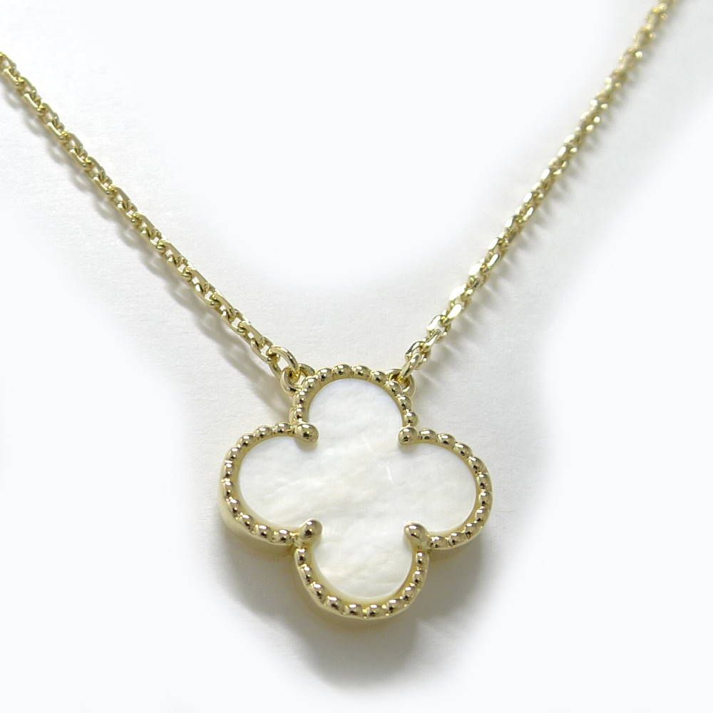 Van Cleef & Arpels ネックレス アルハンブラ 750YG K18YG イエローゴールド 約5.3g