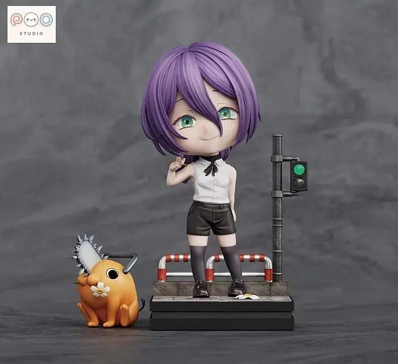 (未開封) チェンソーマン レゼ レジン フィギュア POPO社 *ポチタ含む*