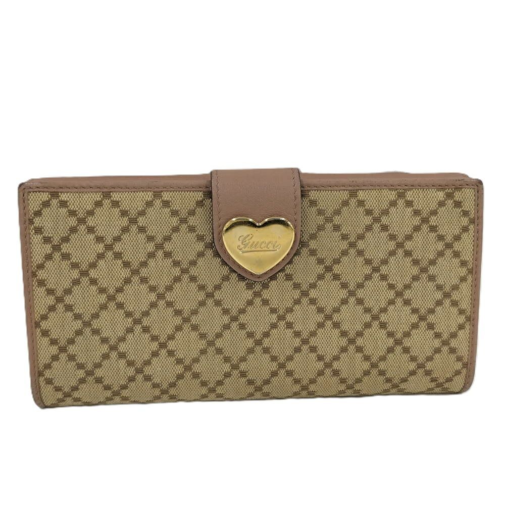 GUCCI 2つ折り長財布 GGキャンバス レザー 203550